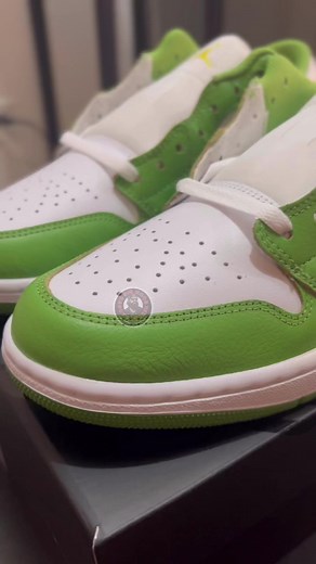 Air Jordan 1 Low in Vibrant Lime Green Colorway