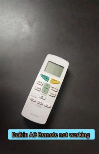 Daikin AC Remote 🤔#shorts