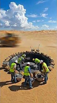 Building a Secret Water Oasis in the Middle of the Desert! 🌵💧