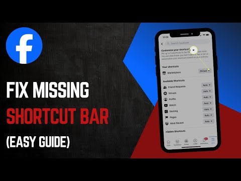 Facebook Shortcut Bar Not Showing Missing - Fixed!