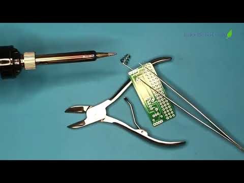 A Soldering Trick: Mastering Tricky Battery Contact Spring Soldering with Clever Wire Hack!