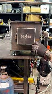Building a small forge.