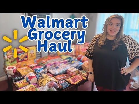 Weekly Walmart Grocery Haul with prices