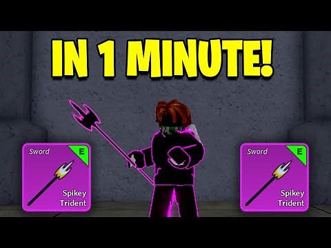 How to get Spikey Trident FAST! Blox Fruits