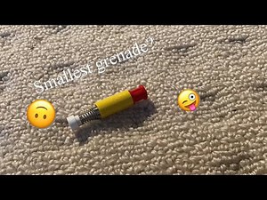 How to make a working mini LEGO grenade