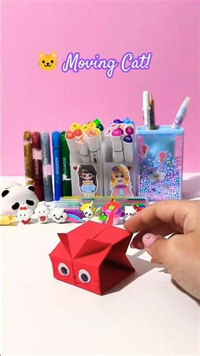 🐱 Moving Paper Cat! ✨ | DIY Paper Toy ASMR | Paper Animation