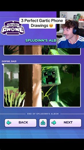INSANE Minecraft Creeper Drawing in Gartic Phone