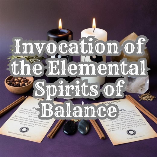 Elemental Spirits Invocation: Balance Ritual (digital Download) - Etsy