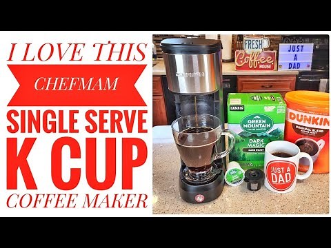 REVIEW Chefman Insta Coffee Max Single Serve Coffee Maker K Cup with Reusable K Cup