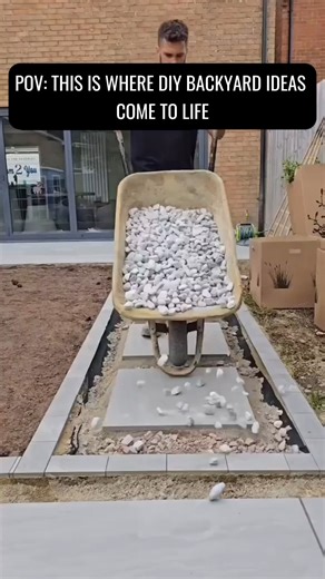 POV: This is where DIY backyard ideas come to life ep114 #backyard #diy #backyardideas #landscape #gardenproject #diylandscaping #hardscapedesign #outdoorstyle | DIY Backyard Makeover