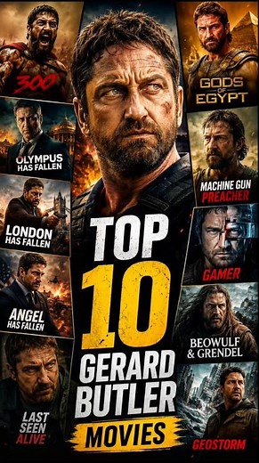 Top 10 Gerard Butler Movies You Must Watch 🔥