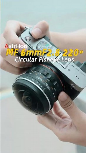 The AstrHori 6mm F2.8 Circular Fisheye captures up to 220°