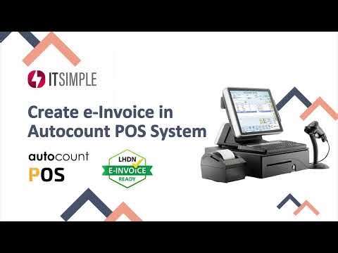 How to Create E-Invoice in Autocount POS System | Step-by-Step Guide