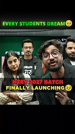 Neev 2027 Biggest batch Launching💀 #motivation #shorts #viral #aura #emotional #reality #fyp