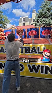 Guy uses HACK to Win Impossible Basketball Game! #carnivalgames | Arcade Matt