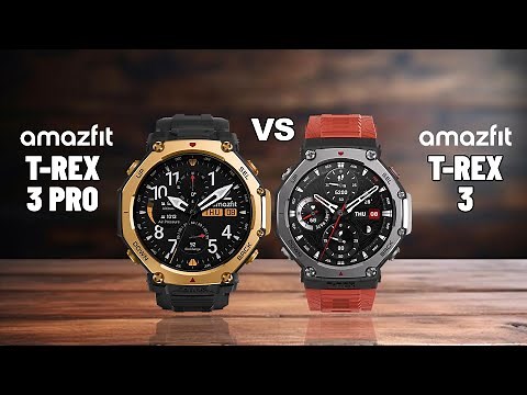 Amazfit T Rex 3 Pro VS Amazfit T Rex 3