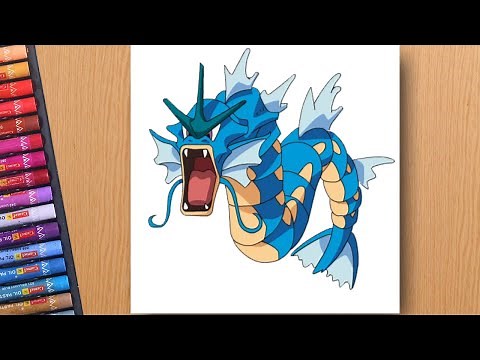 Gyarados pokemon drawing | Pokemon Drawing for beginners | POKEMON GO