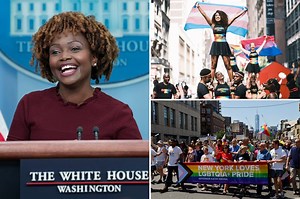 Former White House press secretary Karine Jean-Pierre lands new gig with NYC Pride Parade