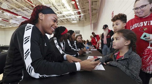 On an expected suspenseful day, U of L women's basketball gets good news early