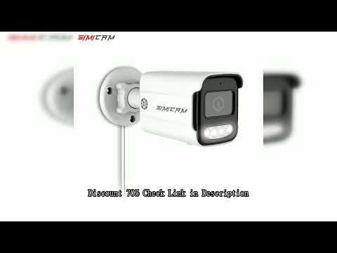 CCTV PoE IP Security Camera Outdoors Waterproof 2-way Audio Color Night Vision 4K 8MP 5MP 4MP Survei