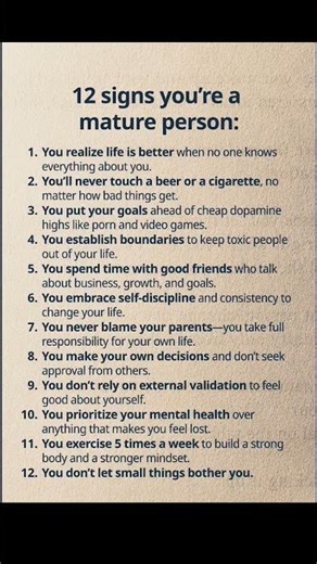 12 Subtle Signs You’re a Mature & Wise Person