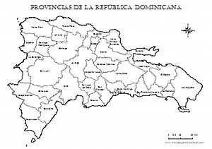 Mapa Politico Republica Dominicana Para Imprimir