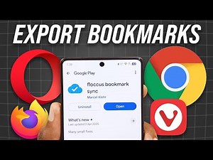 Floccus: How to Import/Export Bookmarks from other Browsers