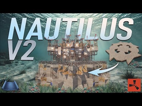 THE NAUTILUS V2 | THE MOST META RUST CLAN BASE | Rust Building Tutorial 2025