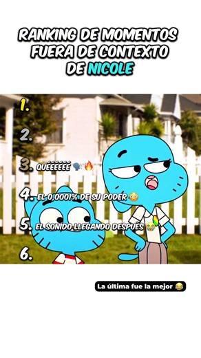 Ranking de momentos de Nicole Watterson 😭