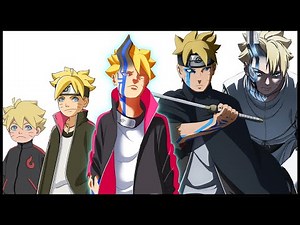 All Forms and Evolution Boruto Uzumaki