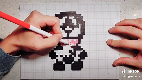 Pixelated Venom Drawing Tutorial