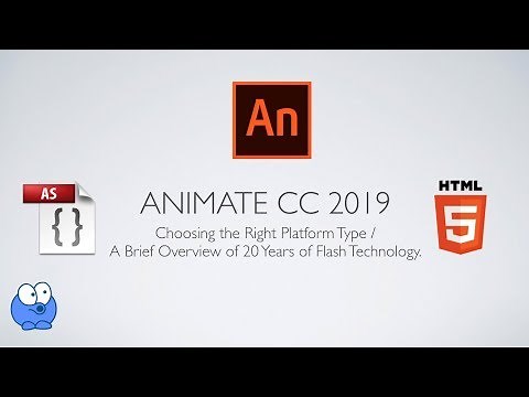 Adobe Animate: Choosing Platform Type / HTML5 canvas or ActionScript 3.0