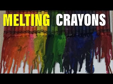 Melting Crayons | Solid to Liquid | JamHomeScience Experiment