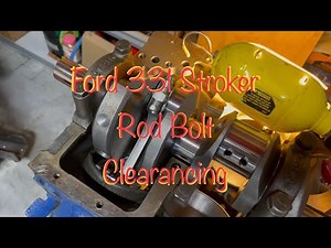 Rod Clearancing - Ford 289 302 Stroker Rebuild part 5