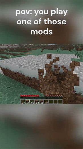 POV when you play one of those mods #minecraft #foryou #fypyoutube #gaming