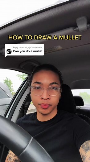 How to Draw an Easy Mullet Tutorial
