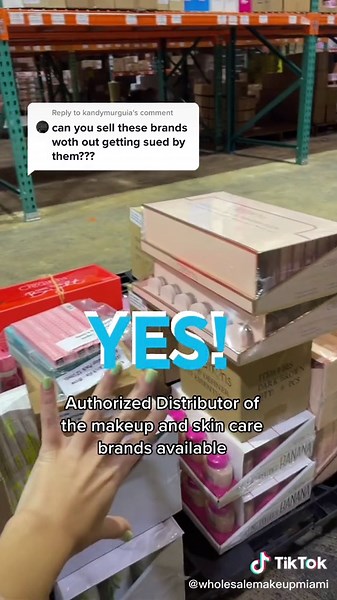 Reply to @kandymurguia start you business selling real and high quality makeup brands! 💸✨#wholesalemakeup #entrepreneur #makeupbusiness #makeupseller