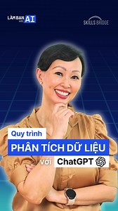 281 reactions · 40 shares | Không cần biết code, ChatGPT sẽ giúp bạn phân tích dữ liệu chuyên nghiệp từ con số 0. #linhthaiofficial #lambanvoiai #data #analysis #chatgpt | Linh Thai / Thái Vân Linh | Facebook