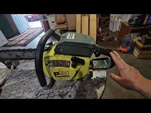 Pioneer P41 chainsaw 20" bar an chain