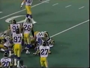 Rams vs Lions 1991 Week 12