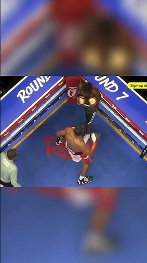 Benavidez TAKES DOWN Yarde! Mexican Monster ROARS in Riyadh! #shorts