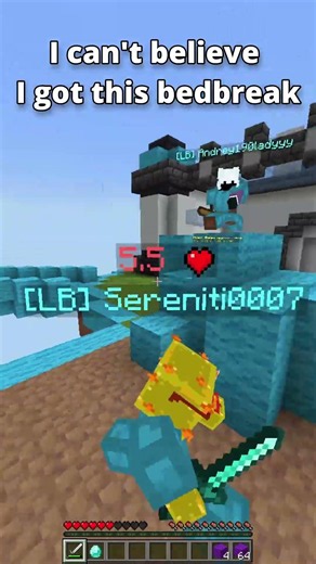 how did i get this bedbreak #minecraft #hypixel
