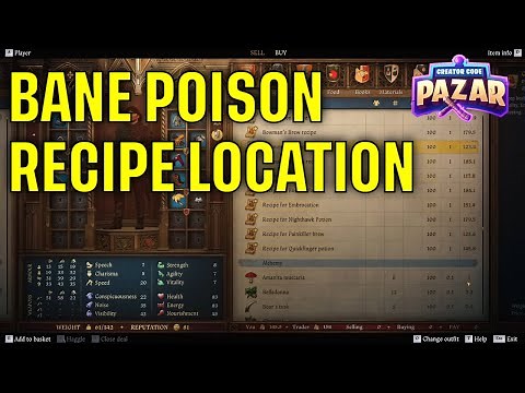 Where to get the Bane Poison Potion Recipe Kingdom Come Deliverance 2 Quick Guide