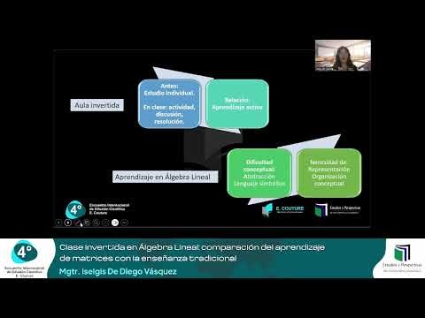 Clase invertida en Álgebra Lineal: comparación del aprendizaje de matrices con la enseñanza