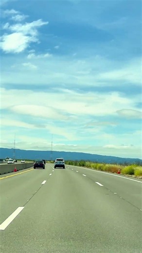 Approaching the Dumbarton Bridge from Fremont