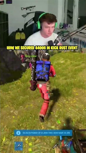 Securing 4.4K$ in Rust Kick Event 😳😈 #oilrats #rust #shorts