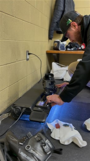 Matthew Bodnarchuk on Instagram: "Let’s settle this once and for all: you can sharpen goalie skates using an at home Sparx Machine. Now there are a few exceptions to this. If you’re a dinosaur and still rock cowlings, you need the goalie risers to attach to the clamp. Super easy. If you were born in this millennium and don’t know what cowlings are, then no need for risers. Fun fact, I wore skates with cowlings up until last year because I’m classic like that. Rip to my Bauer 8K pumps. Here are t
