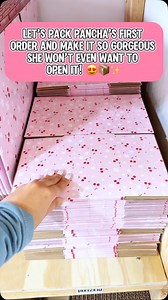 78K views · 1K reactions | Let’s pack Pancha’s first order and make it SO gorgeous she won’t even want to open it! ✨ Watch as we wrap it up with extra love and care!  | Asmr Packaging | Facebook