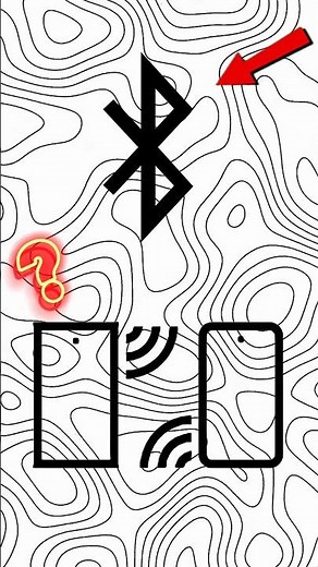 Why Bluetooth symbol is looking like this? #shorts