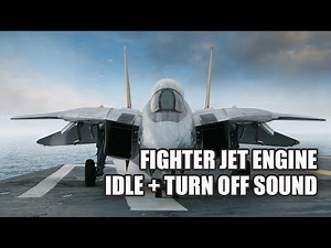 Fighter Jet Engines Idle Sounds ✈️ Fighter Jet Turning Off Sound